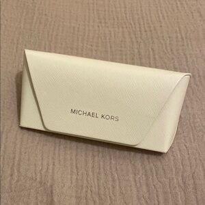 Michael Kors Ivory Eyeglass Holder.